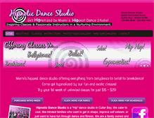 Tablet Screenshot of 305dance.com